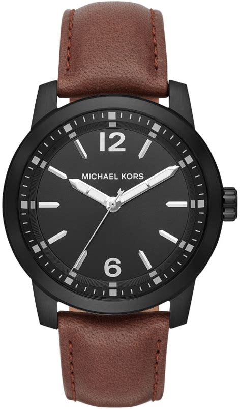 Michael Kors Vonn Men's Brown Leather Watch MK8651